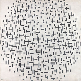 Piet Mondrian: Composition in line